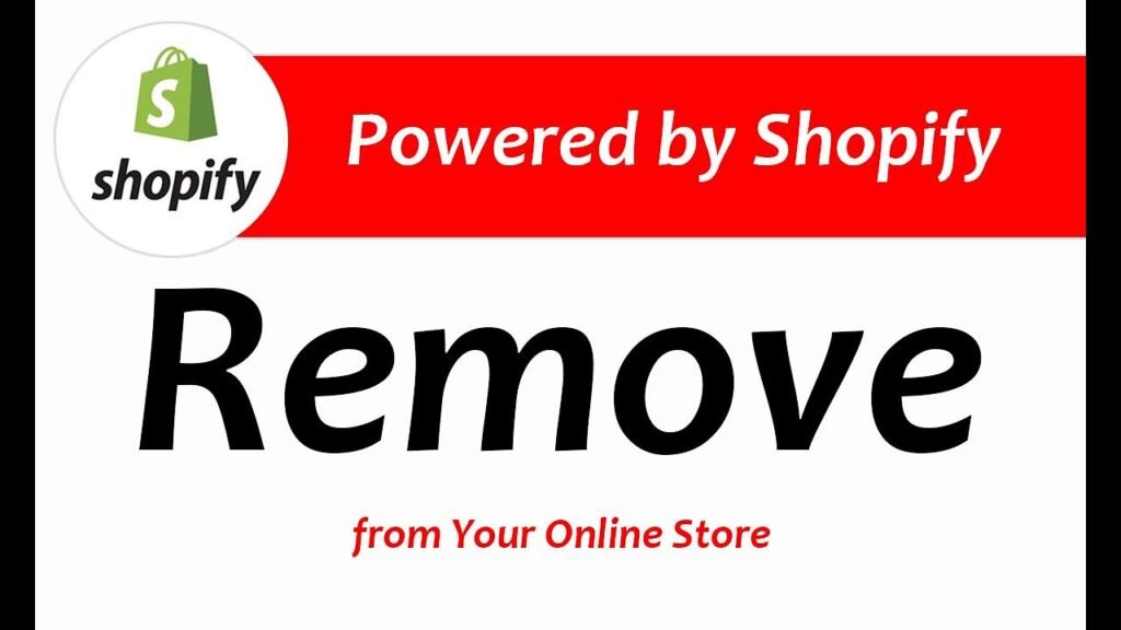 Remove Powered by Shopify