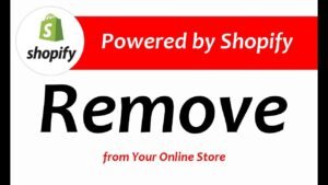 Remove Powered by Shopify