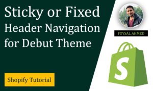 Fixed Header Shopify