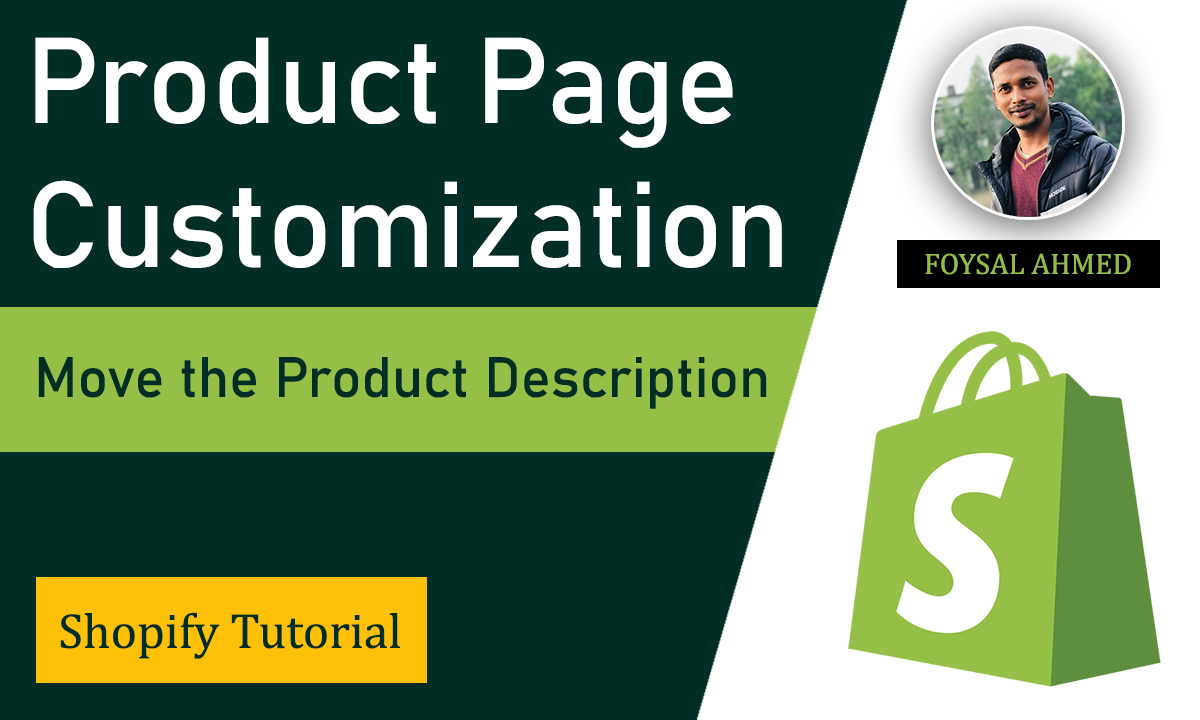 Shopify Product Page Customization ✅  Move the Product Description Debut theme