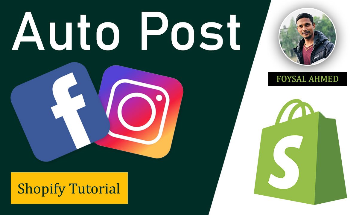 Auto post your products to social media channels