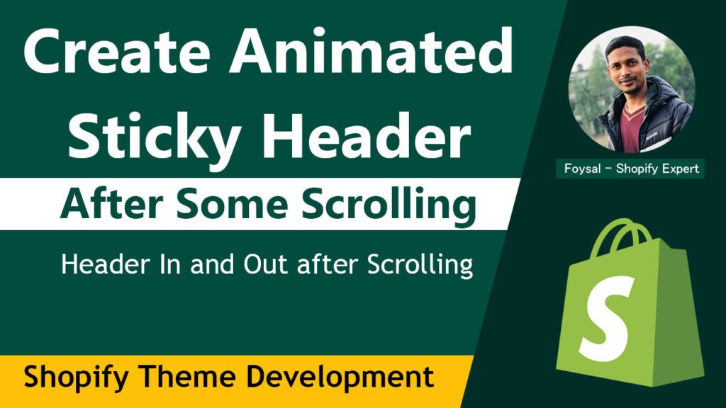 Animated Sticky Header