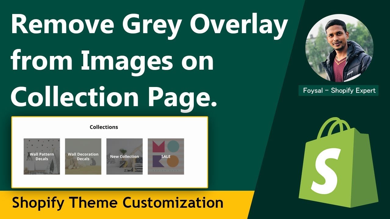 How to Remove Grey Overlay from Images On Collection List Page in Shopify