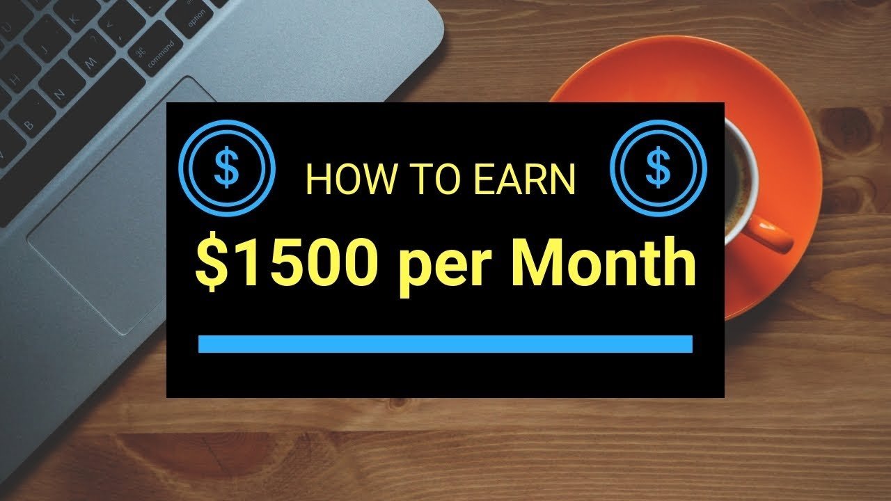 How do I make $1,500 per month from home?
