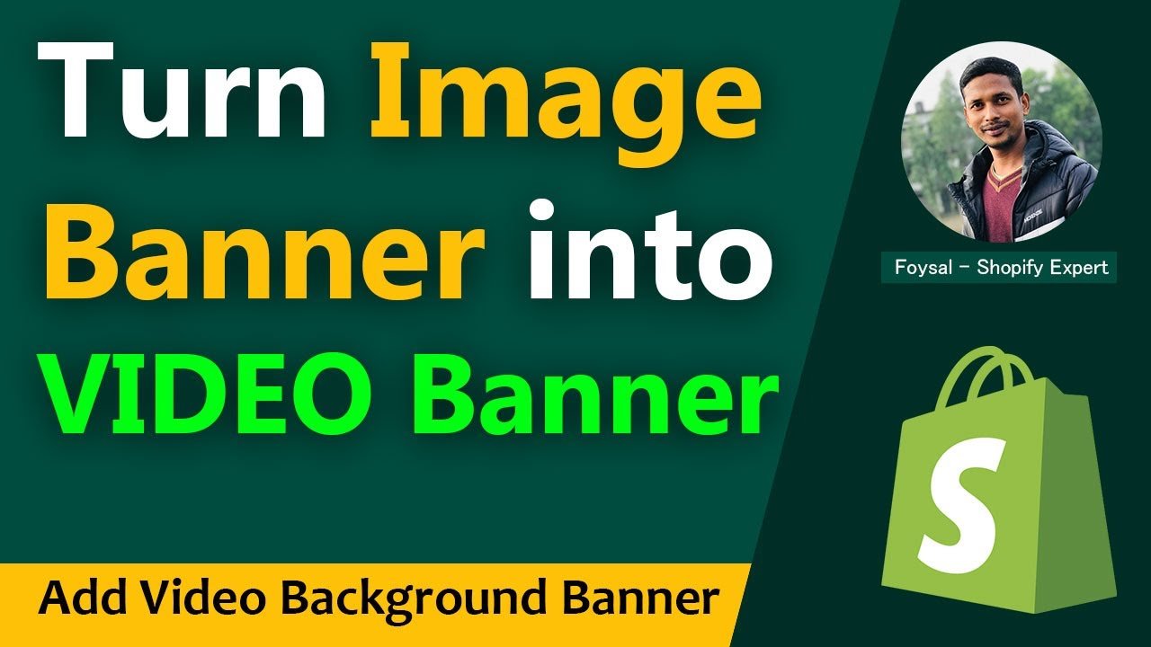 Turn Your Image Banner into VIDEO Banner in Shopify