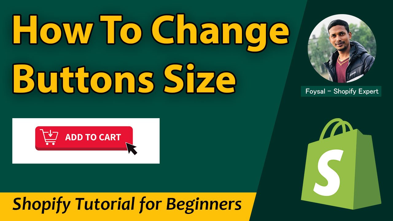 How To Change Buttons Size In Shopify ✅ Shopify Store Design