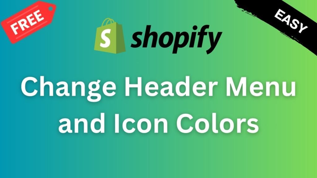 change Header Menu and Icon colors