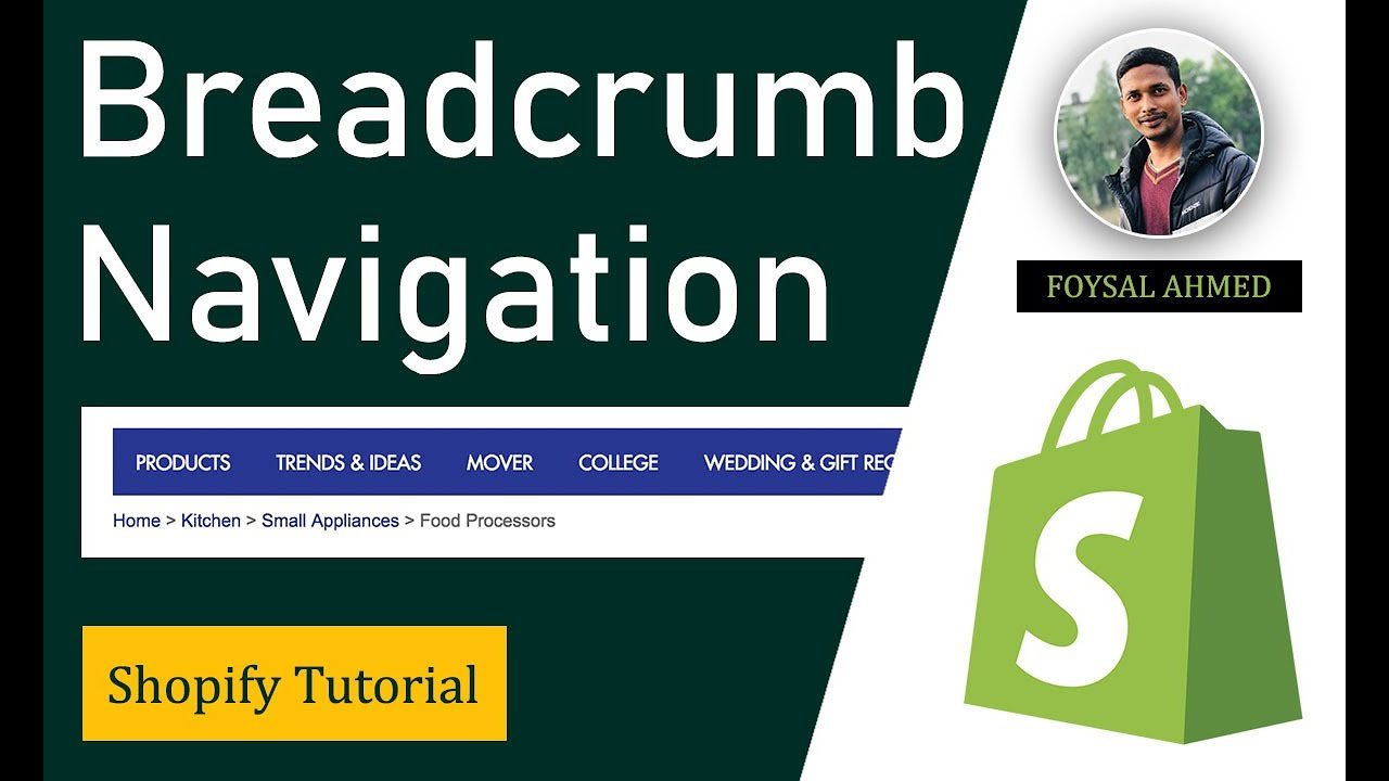 How To Insert Breadcrumb Navigation On Shopify Store ECommerce Thesis
