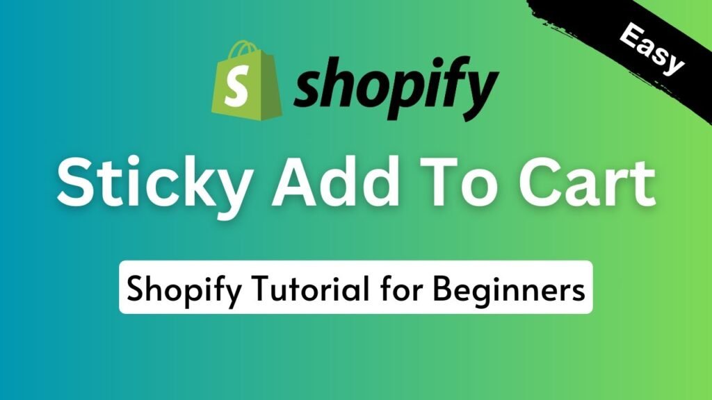Add Sticky Add To Cart Button