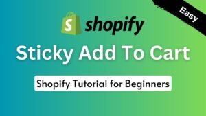 Add Sticky Add To Cart Button
