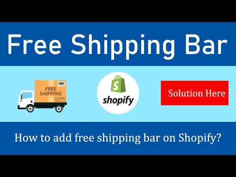 How To Show Free Shipping On Shopify Store in 2024