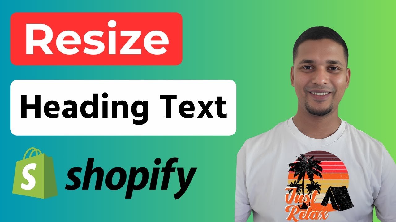 How To Resize Heading Text In Shopify 2024