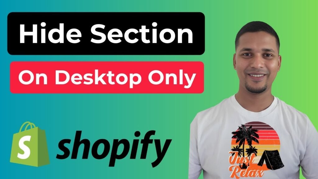 How to hide sections on desktop Shopify with simple CSS to keep your mobile store clean and optimized