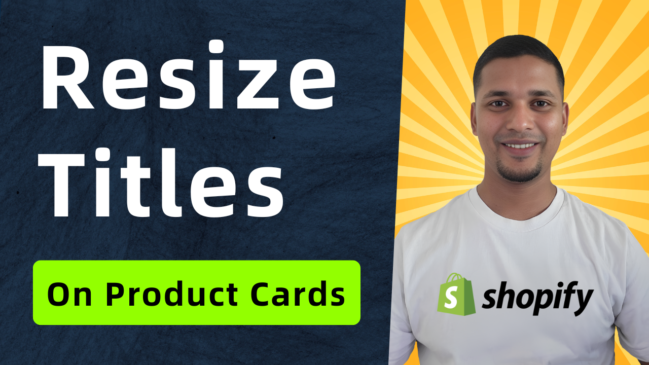 How To Resize Titles On Shopify Product Cards For Mobile Only