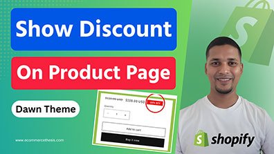 How To Show Discount on Product Page – Dawn Theme