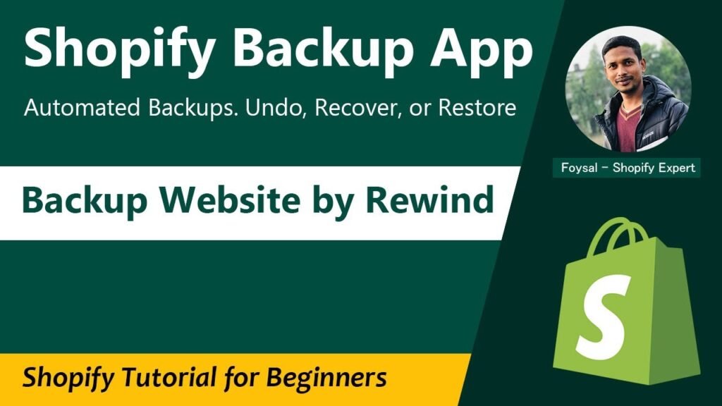 How to Backup Shopify and Restore Deleted Items