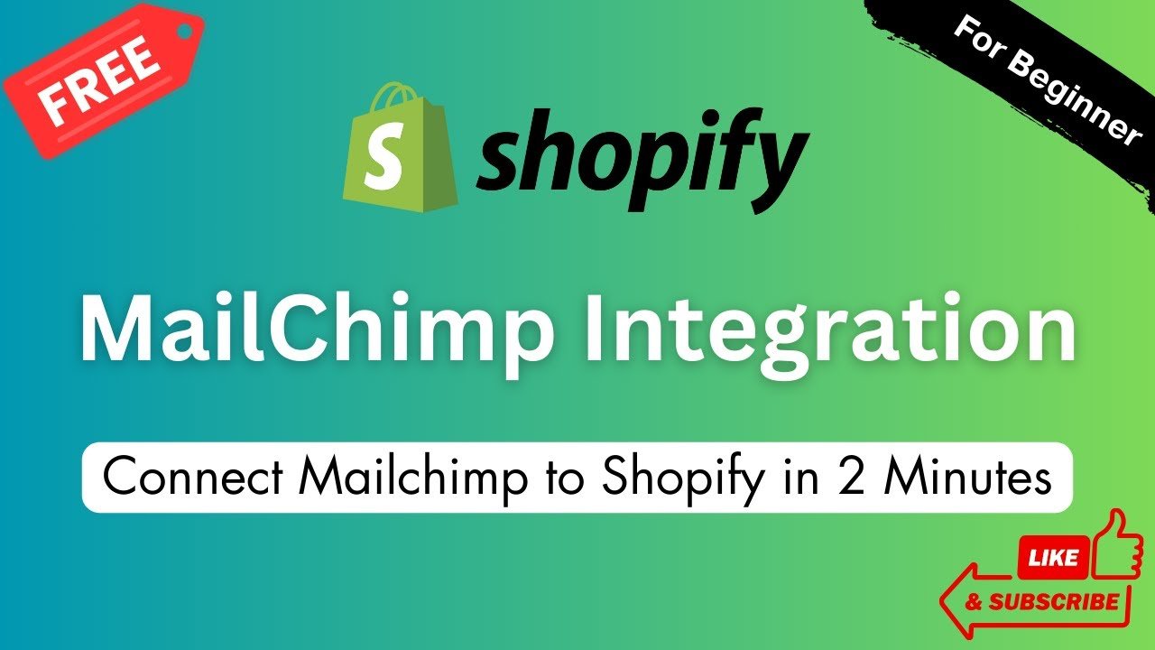 How to Connect Shopify to Mailchimp Without an App