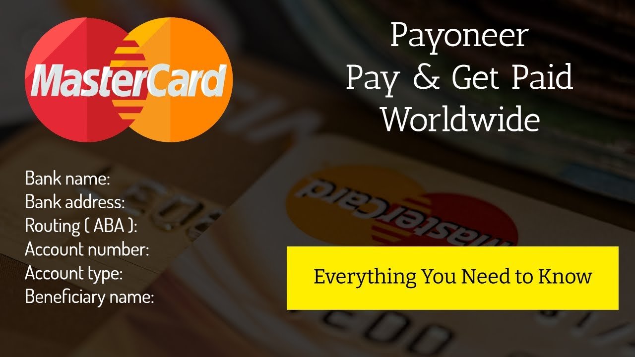 How to Find Payoneer Account Number & Routing Number