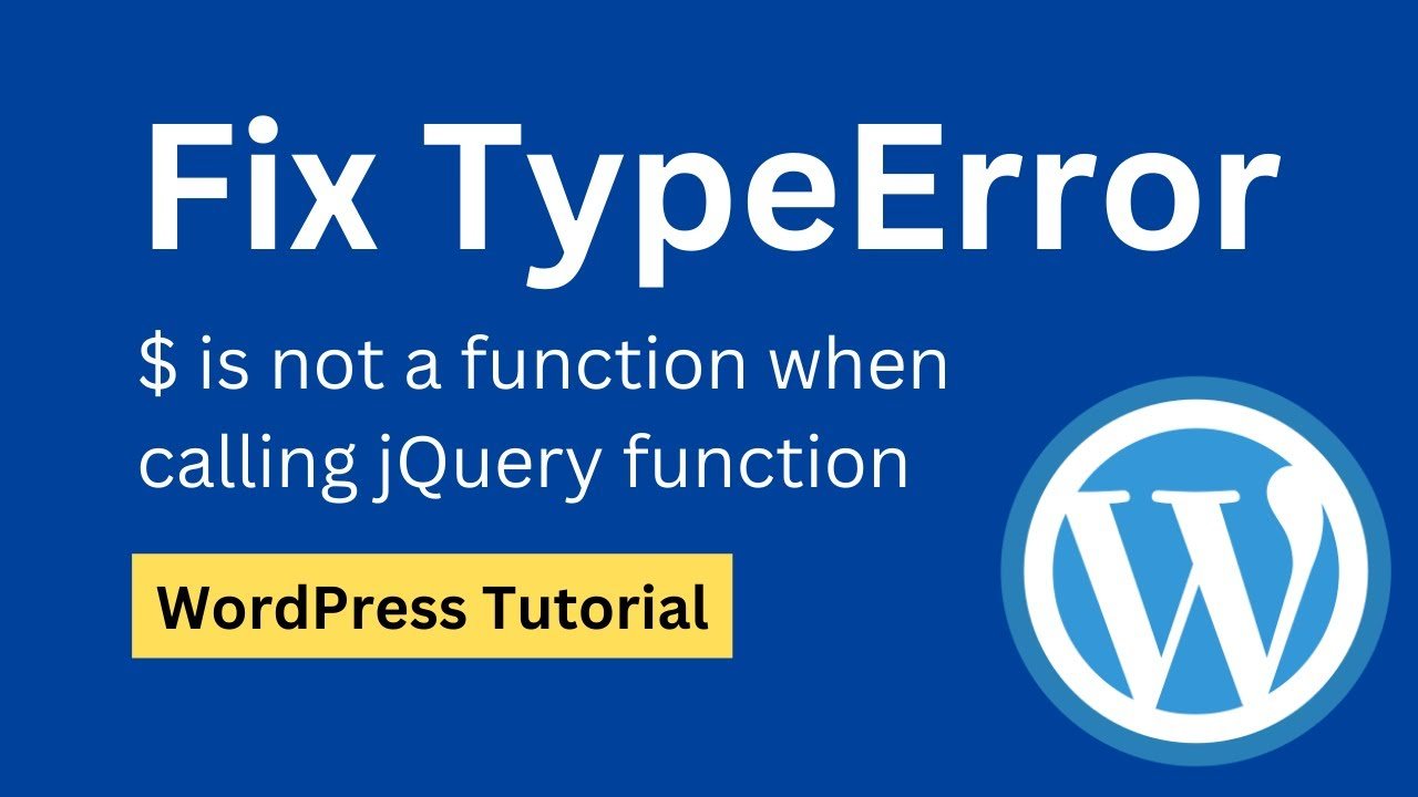 How to fix Type Error function
