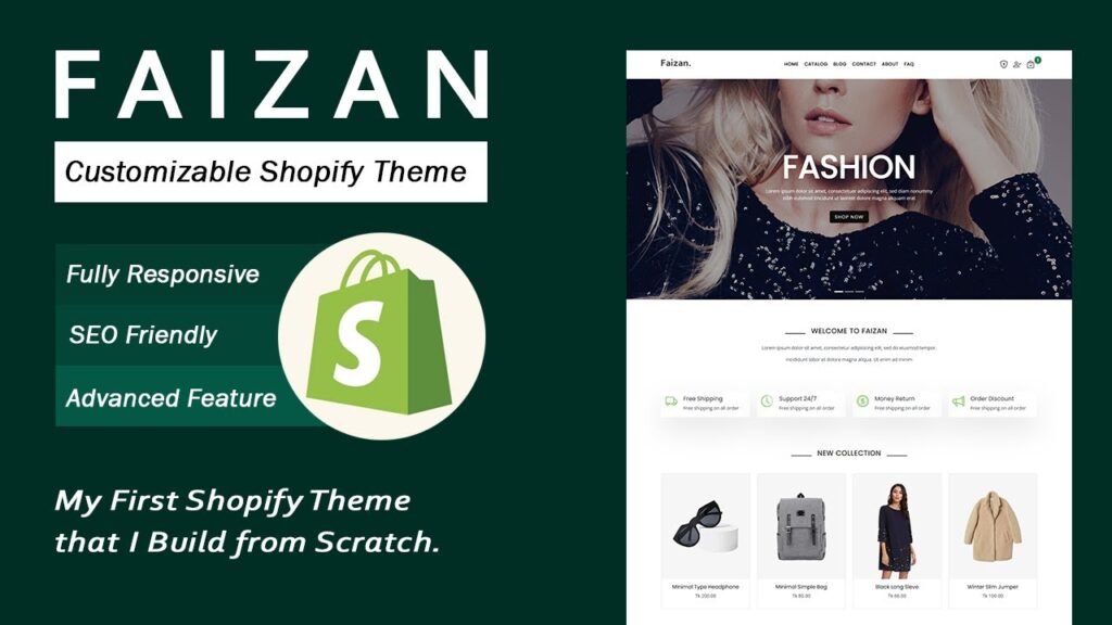 First Shopify Theme that I Build from Scratch