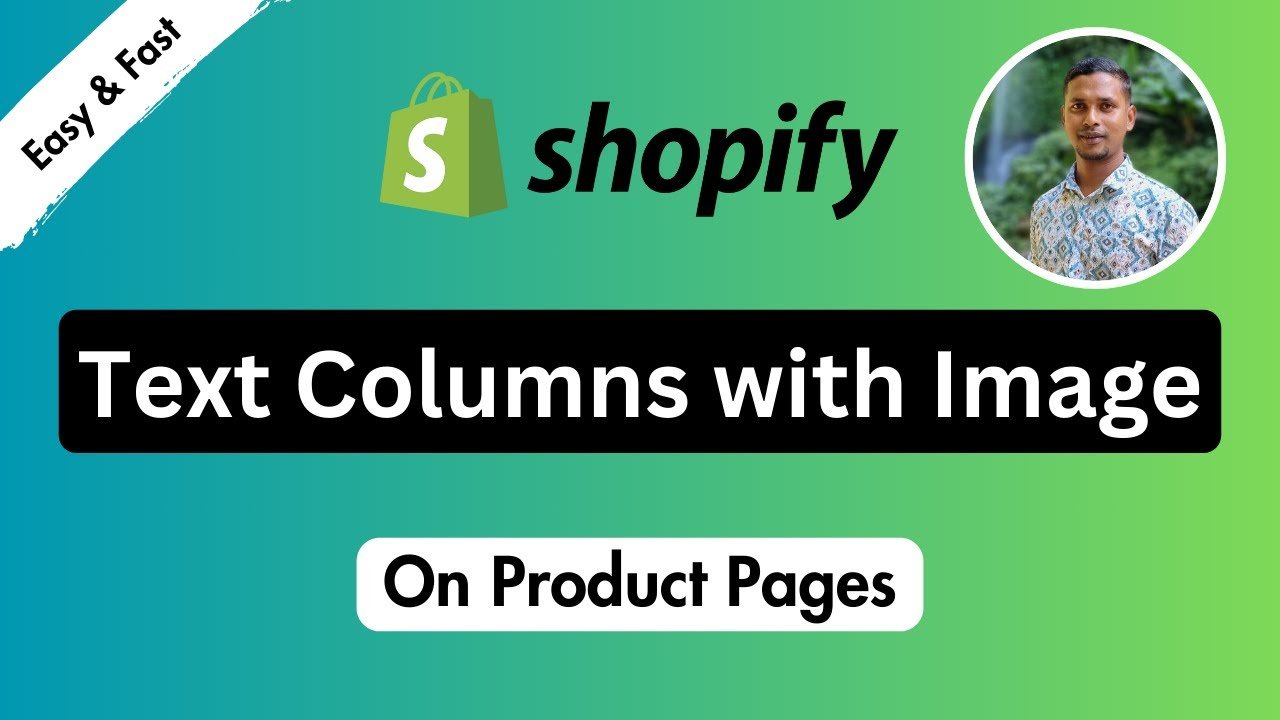 How to Add Text Columns with Images on Product Pages