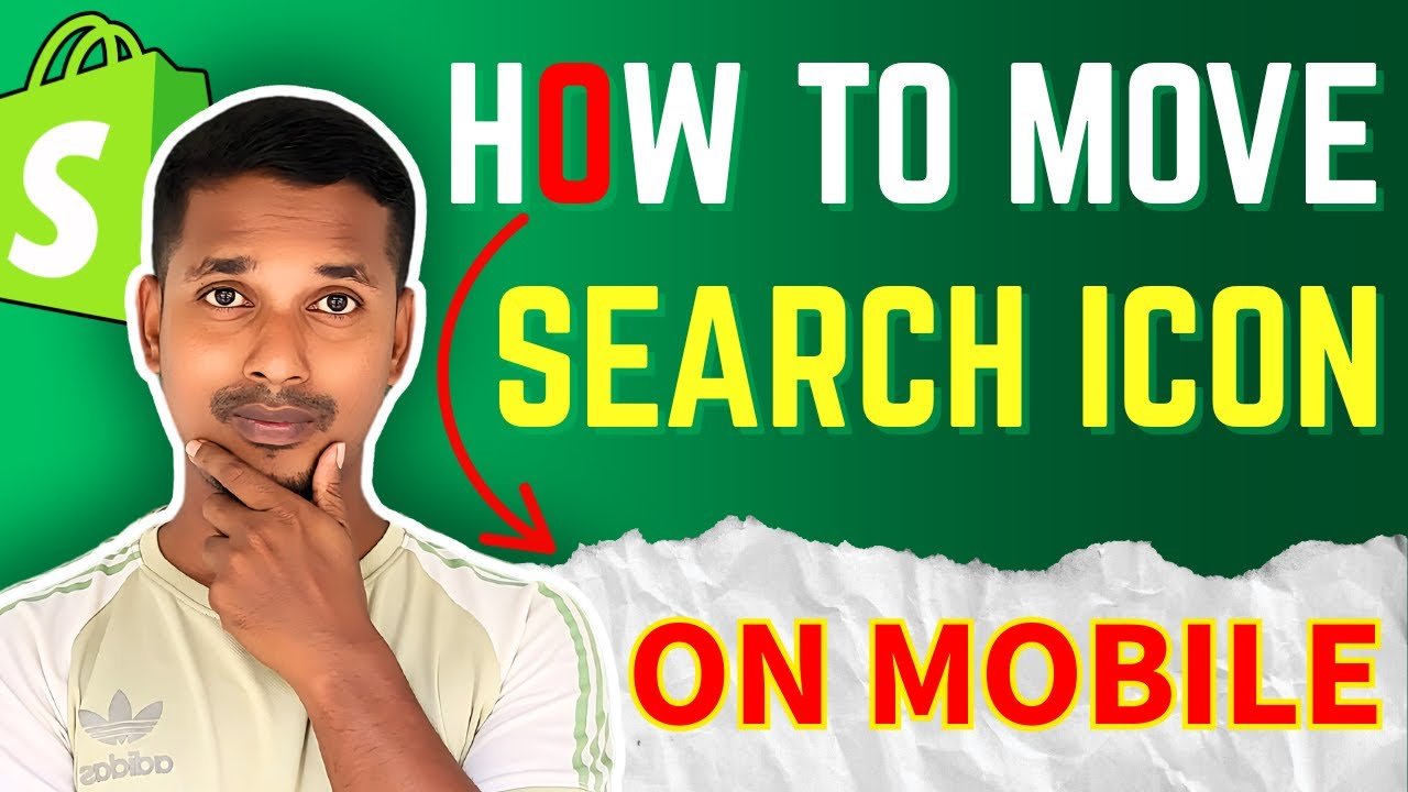 How To Move Search Icon To The Left On Mobile In Shopify