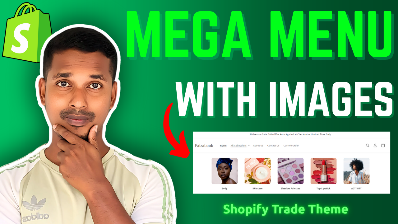 How to Add a Mega Menu With Images in Shopify Trade Theme