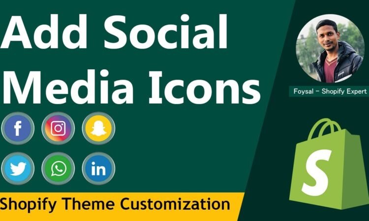 How to Add Social Media Icons on your Shopify Store