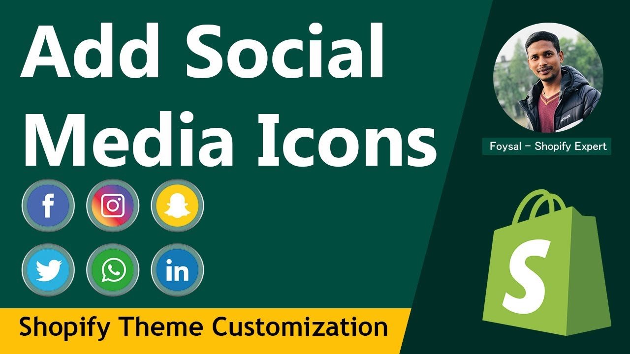 How to Add Social Media Icons on Your Shopify Store