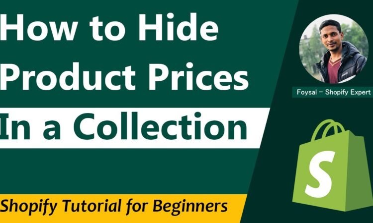 How to Hide Prices of Products In A Collection