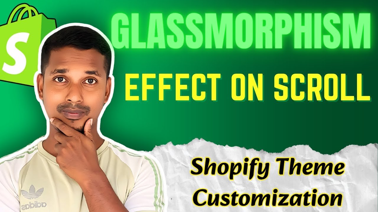 How To Make Header Glassmorphism Effect On Scroll In Shopify