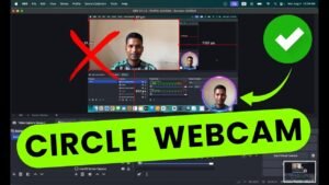How to create a round webcam border in OBS studio settings