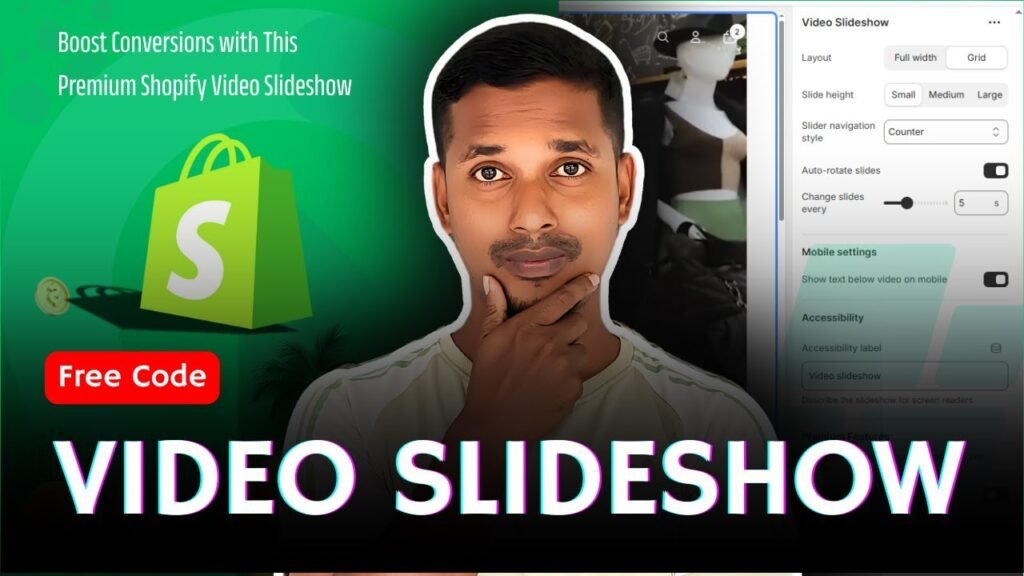 Premium Shopify Video Slideshow