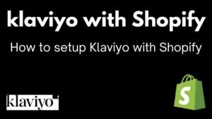 Setup Klaviyo with Shopify
