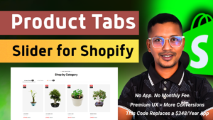 Product Tab Slider to Shopify