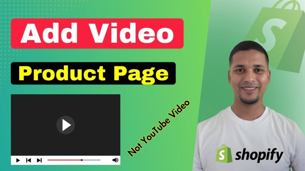 Shopify Product Page Video