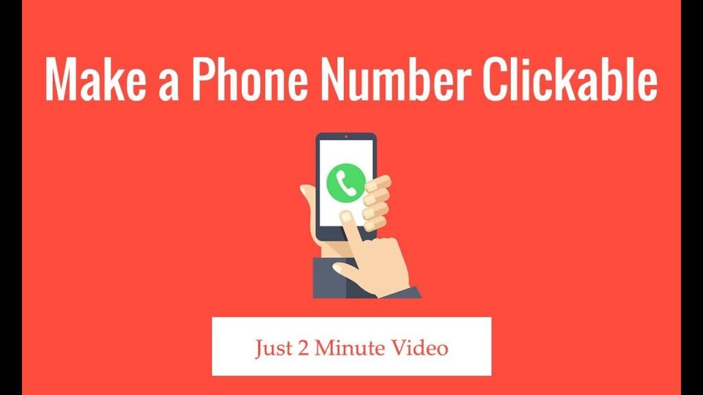 Phone Number Clickable