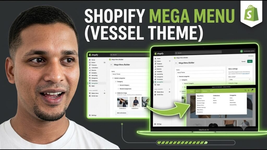 Mega Menu in Shopify Vessel Theme